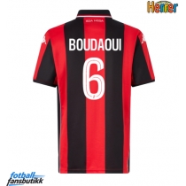 OGC Nice Hicham Boudaoui #6 Hjemmedrakt 2025-26 Kortermet